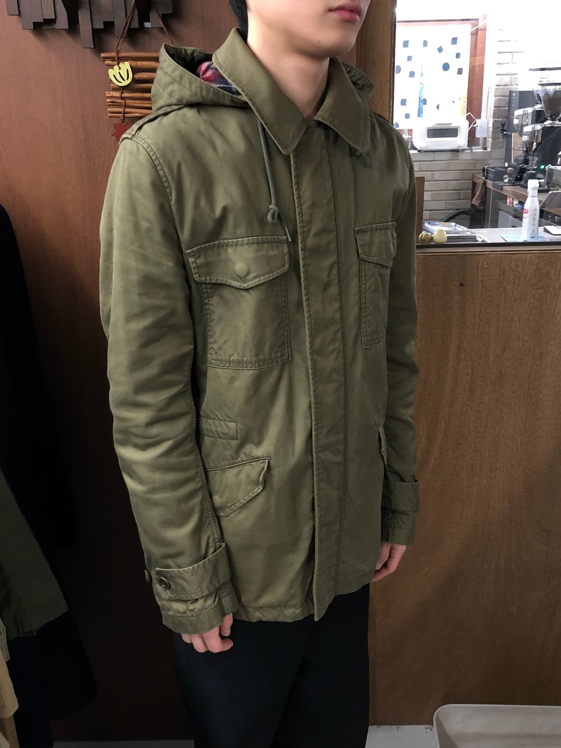 Comme des garcons homme 밀리터리 파카 M 상품이미지2