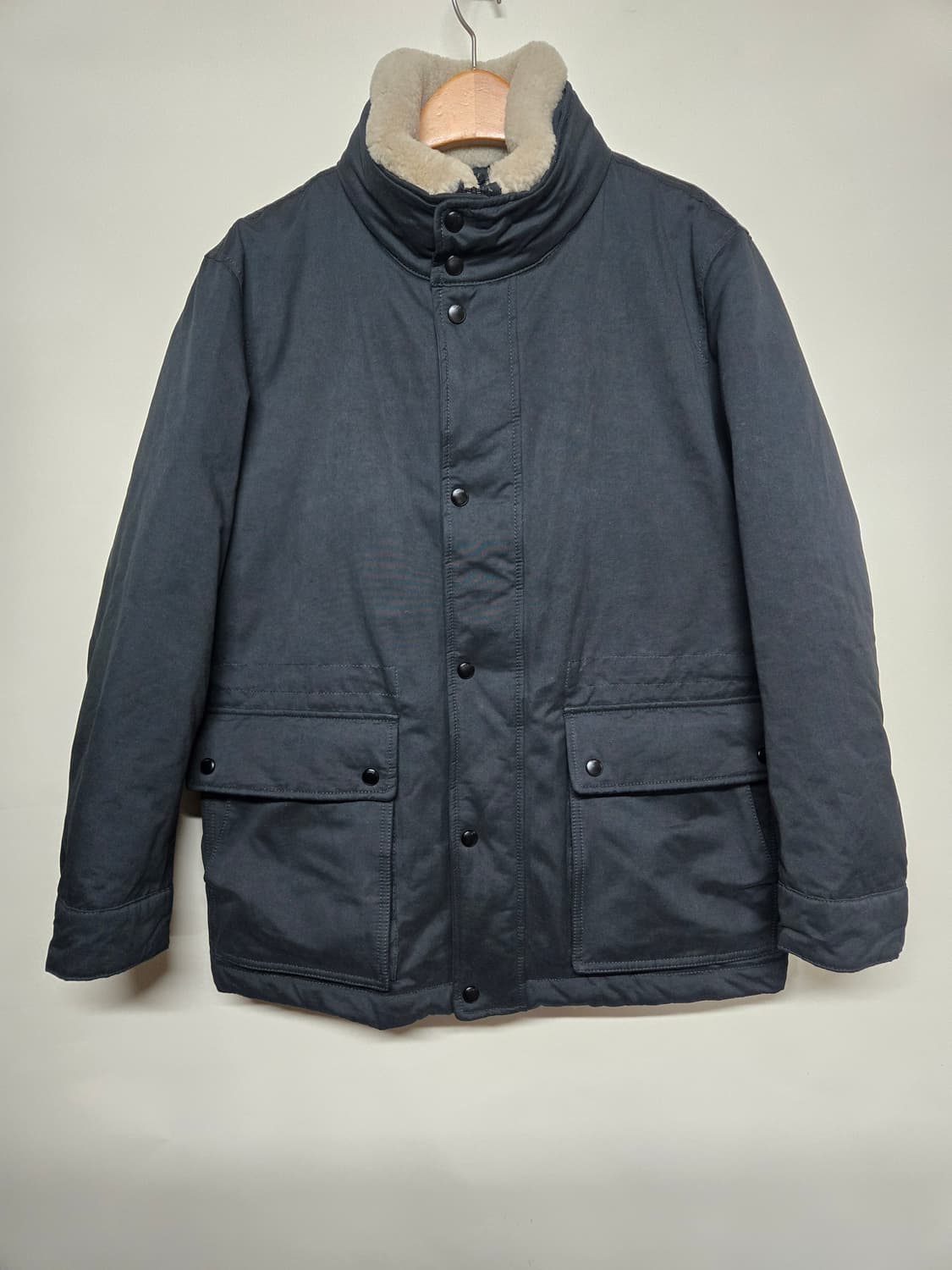 ANDZ 엔드지 덕다운 양모넥 탈착0 패딩100 차콜그레이 상품이미지1