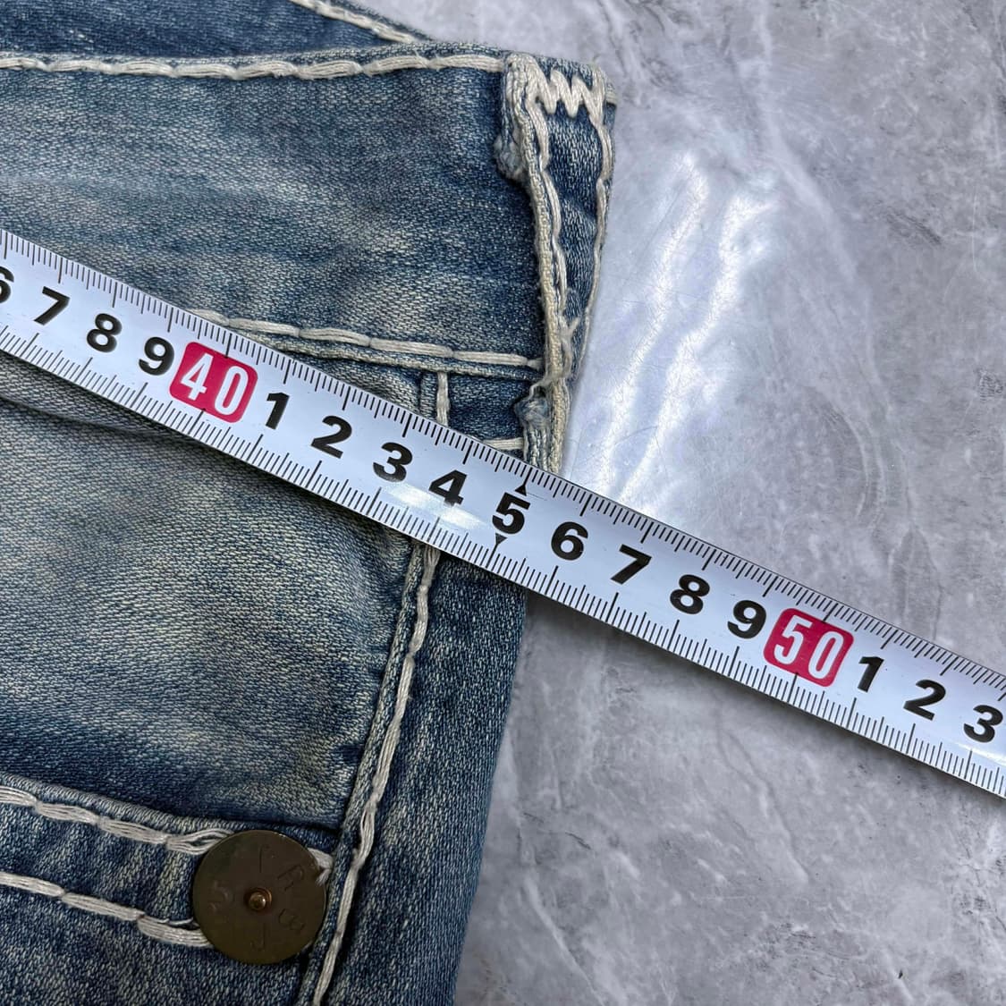 트루릴리젼 플레어 진 y2k 팬츠(33) 상품이미지5