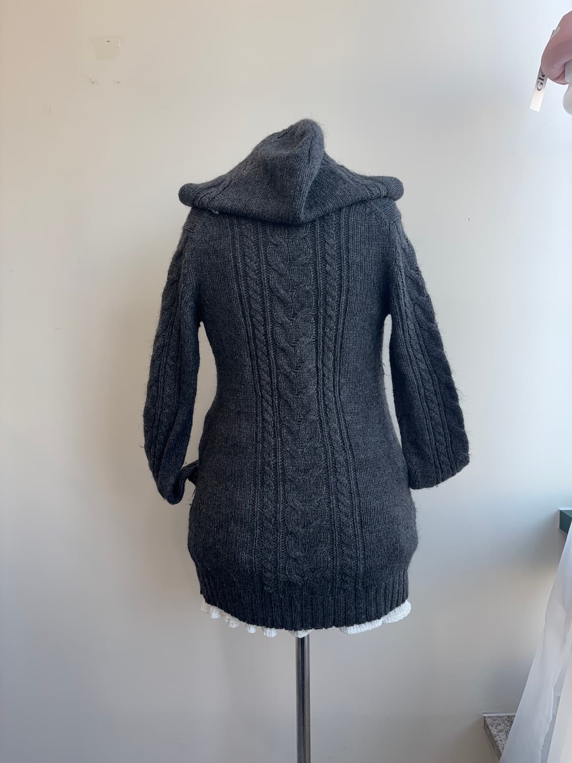 유니클로 꽈배기 토글 후드 가디건 상품이미지9