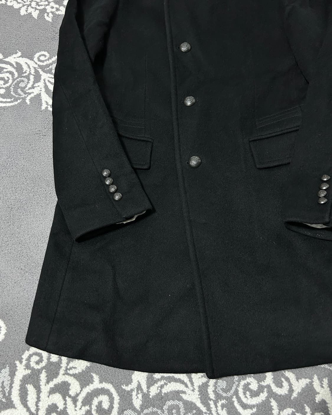 타임 옴므 하이넥 울 코트 상품이미지4