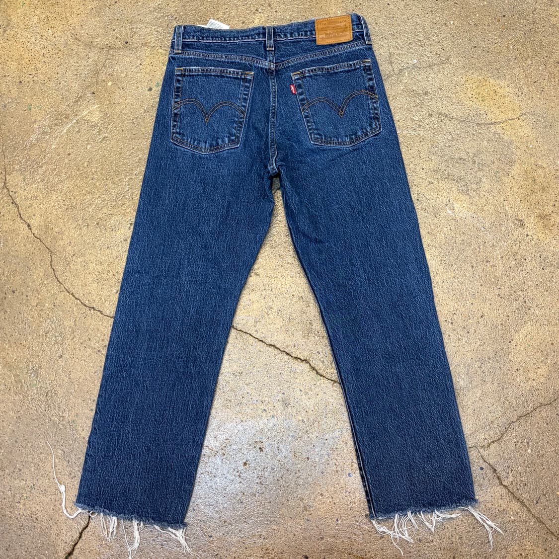 USA 빈티지 리바이스 빅E 웻지스트레이트 여성 청바지 상품이미지7