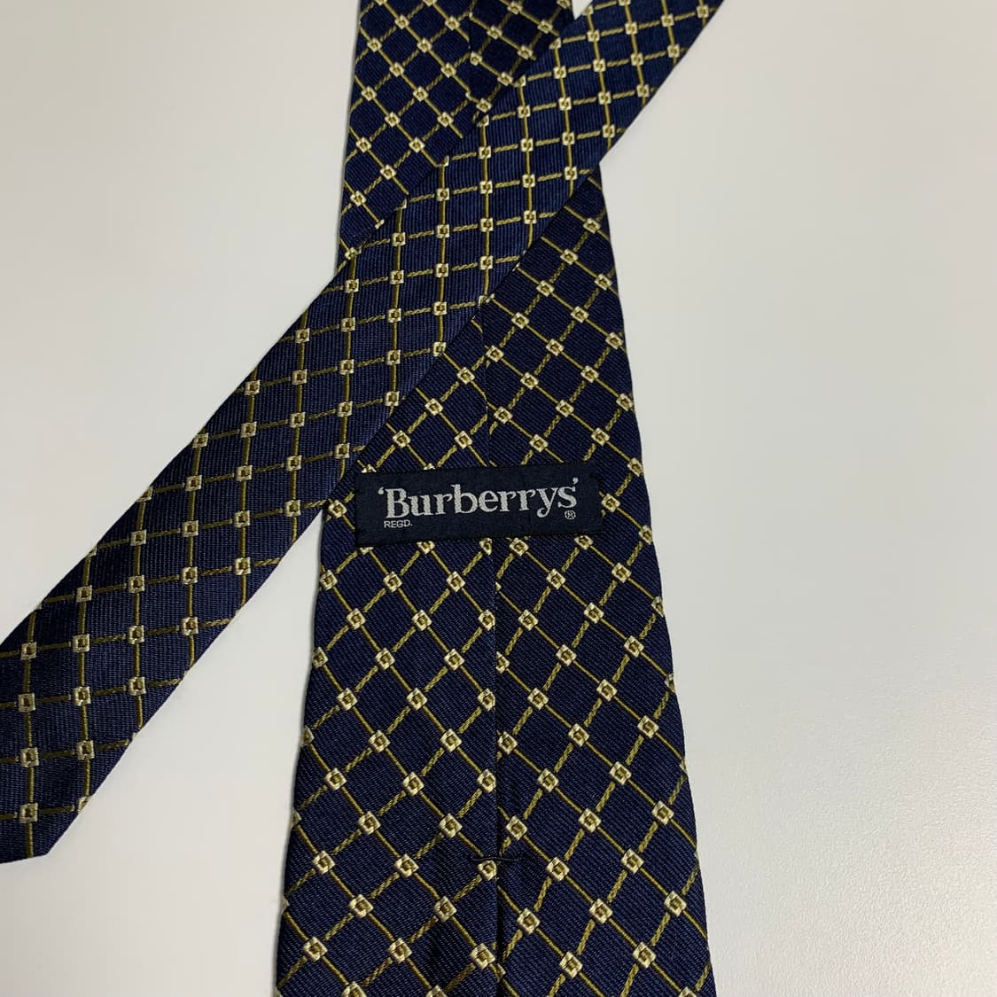 버버리(BURBERRY) 명품 체크넥타이 100실크 A+등급  정장패션 상품이미지5