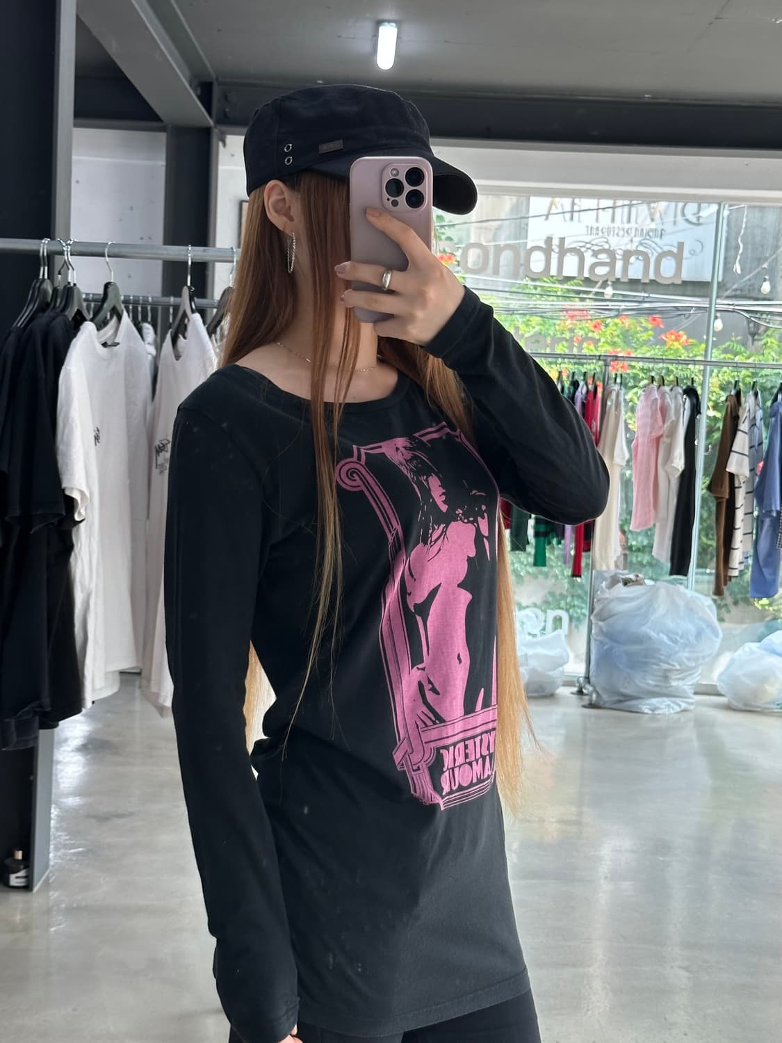 히스테릭글래머 핑크히스걸 리틀스쿨걸 원피스 롱슬리브 상품이미지3
