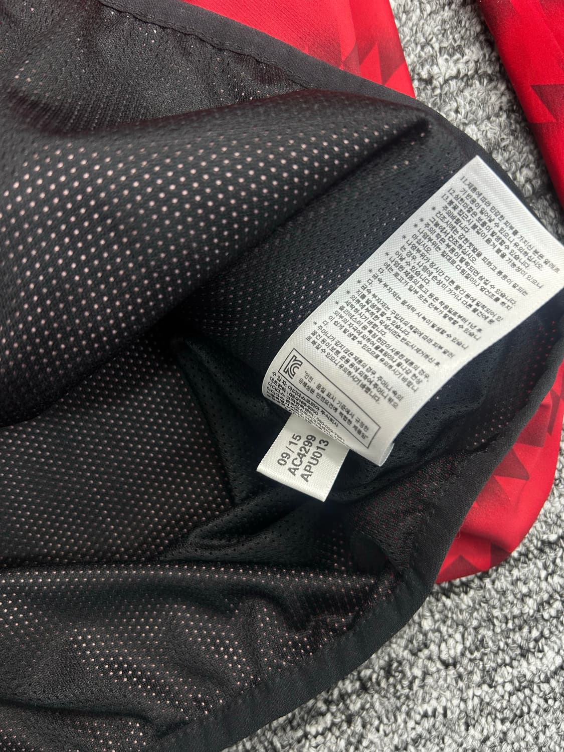 아디다스 15-16 맨체스터 유나이티드 후드 바람막이 XL 상품이미지7