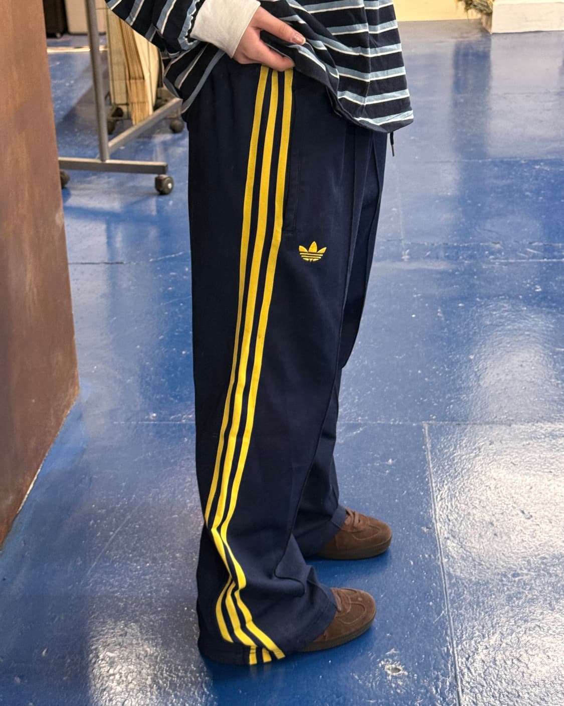 Adidas 아디다스 옐로우 베켄바우어 트랙팬츠 상품이미지3