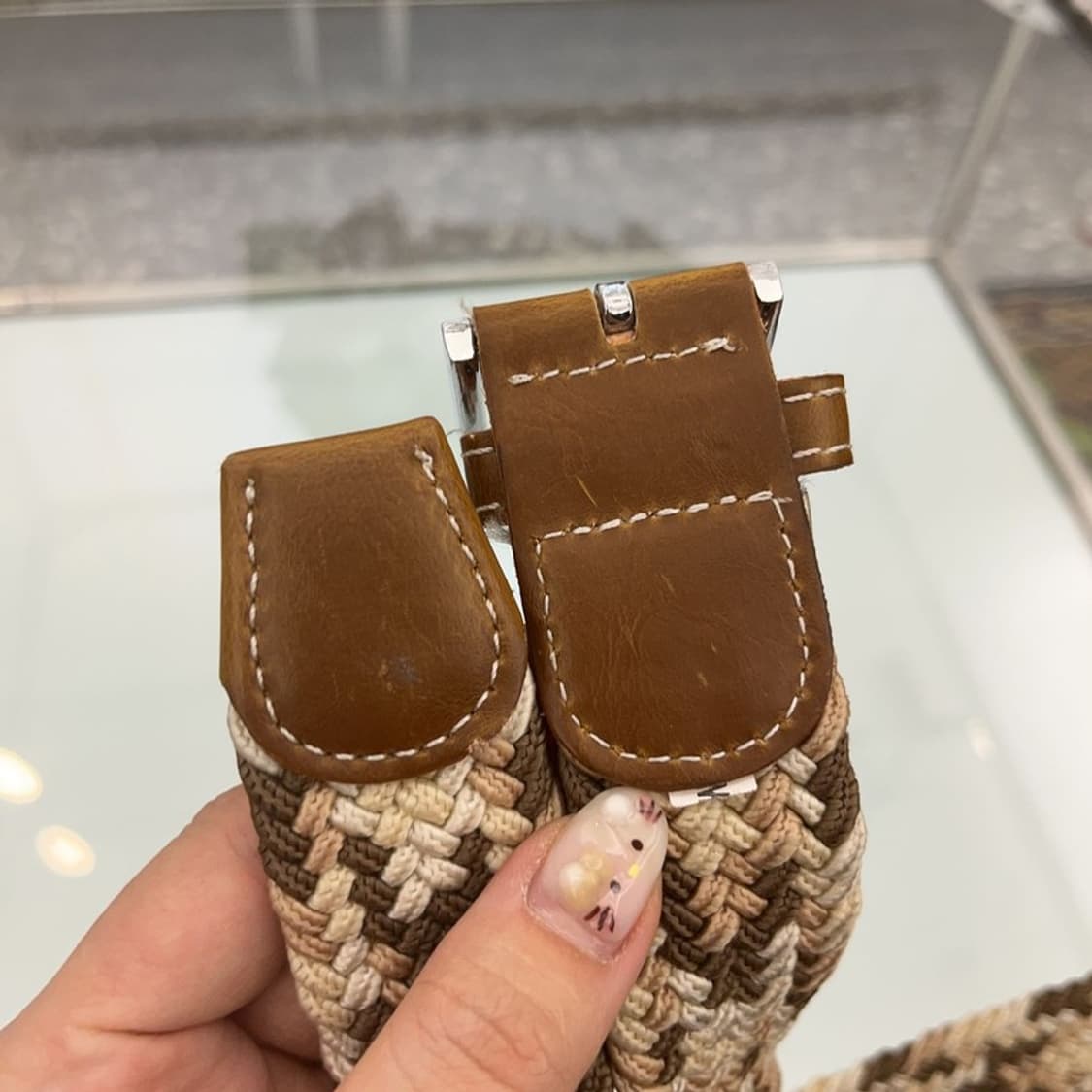 빈티지 웨스턴 위빙 벨트 C06370 상품이미지3