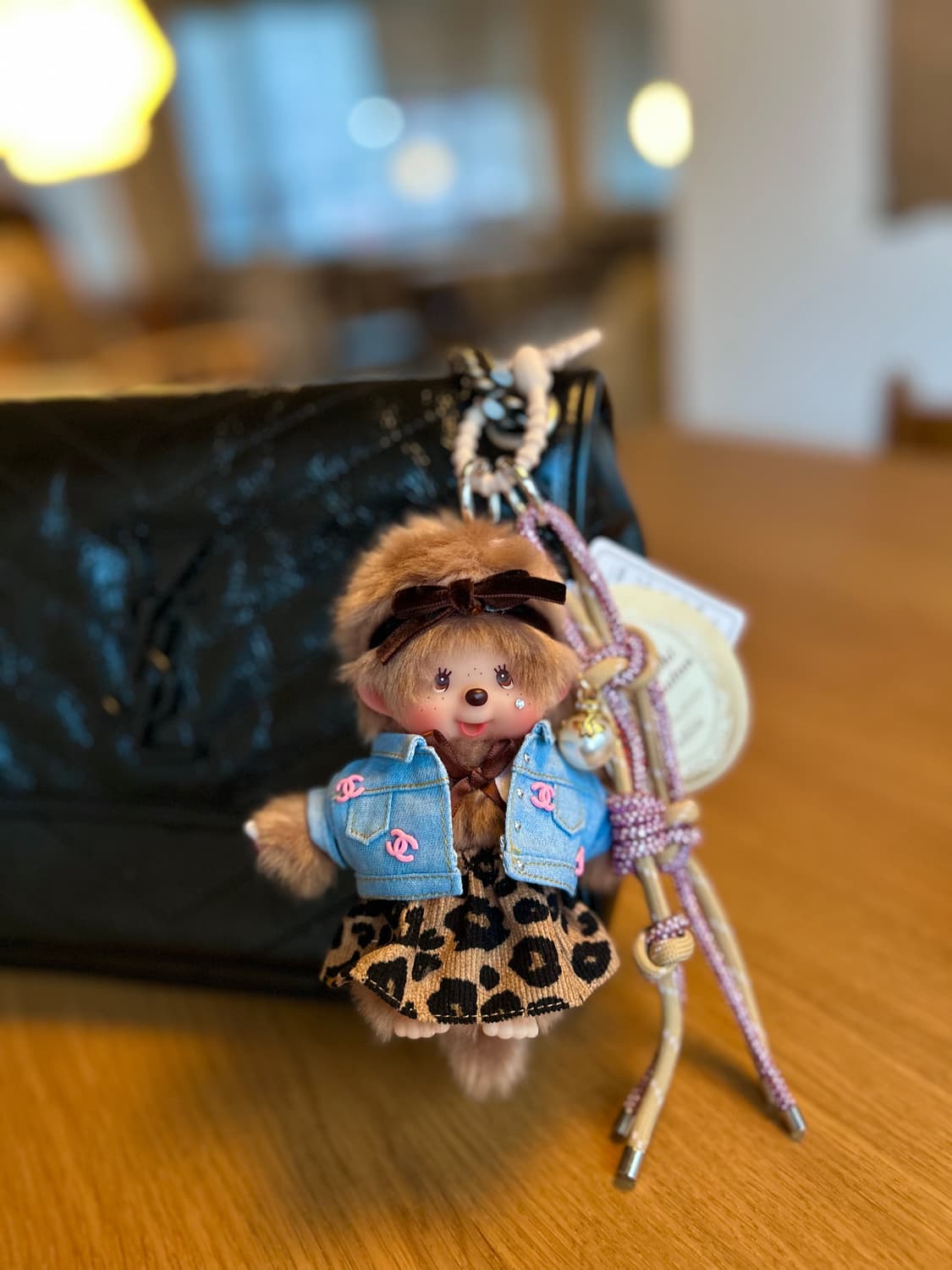 (36)정품몬치치💘 호피 패턴 원피스 상품이미지4