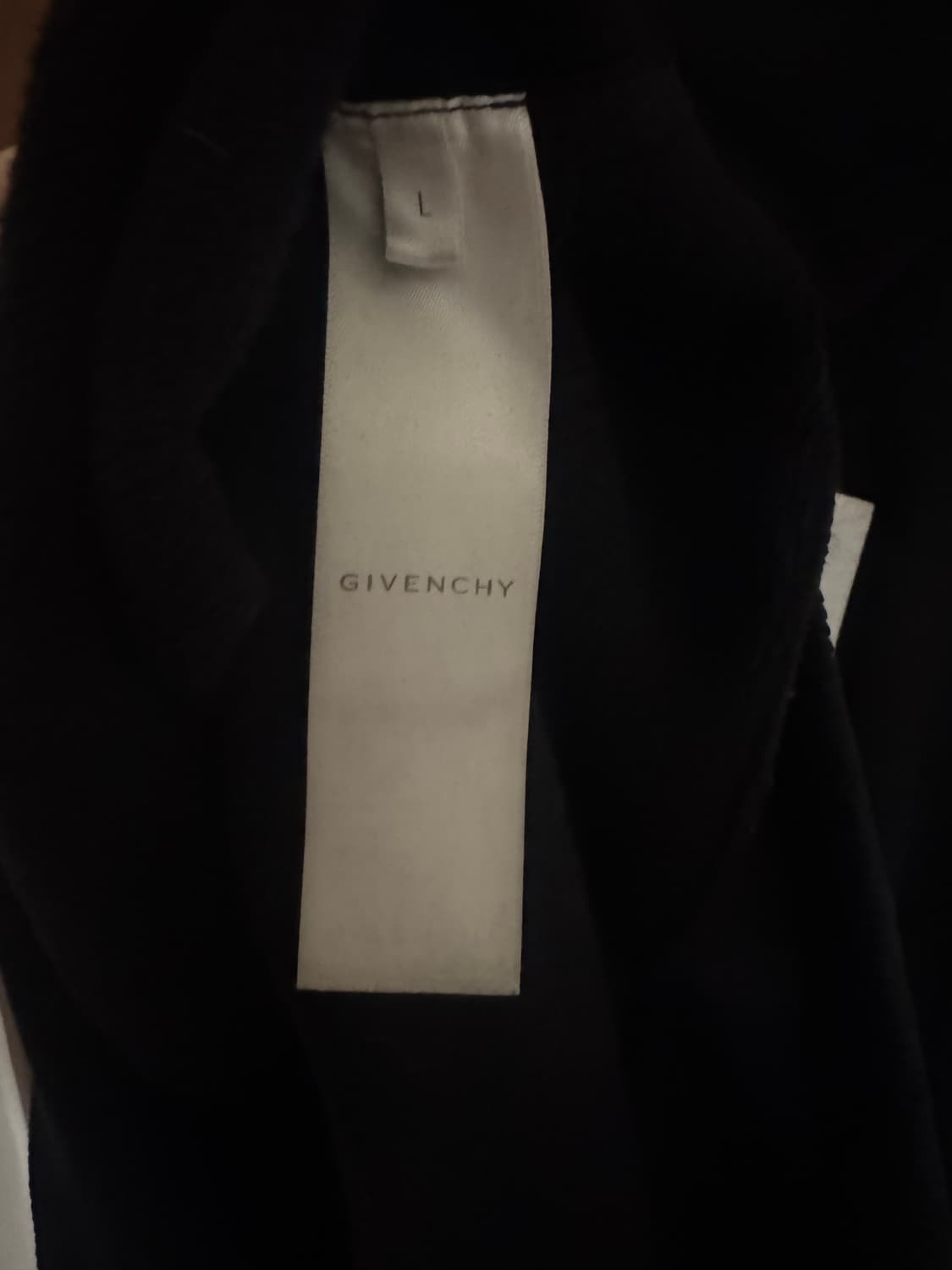 지방시 블랙 4G 로고 오버사이즈 후드티 L 상품이미지3