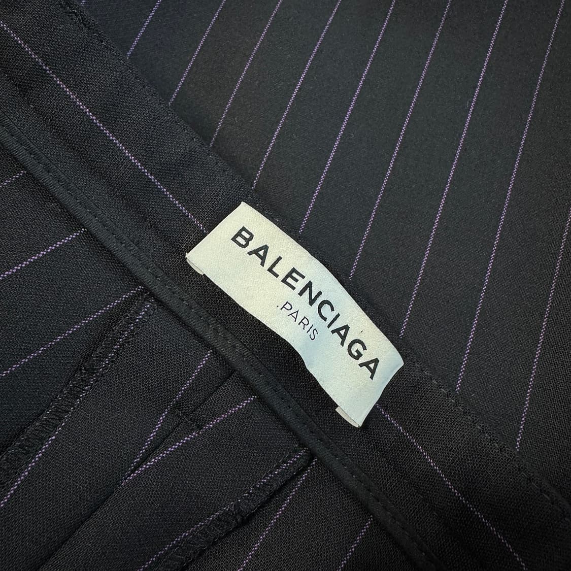 발렌시아가 핀스트라이프 울 팬츠 상품이미지2