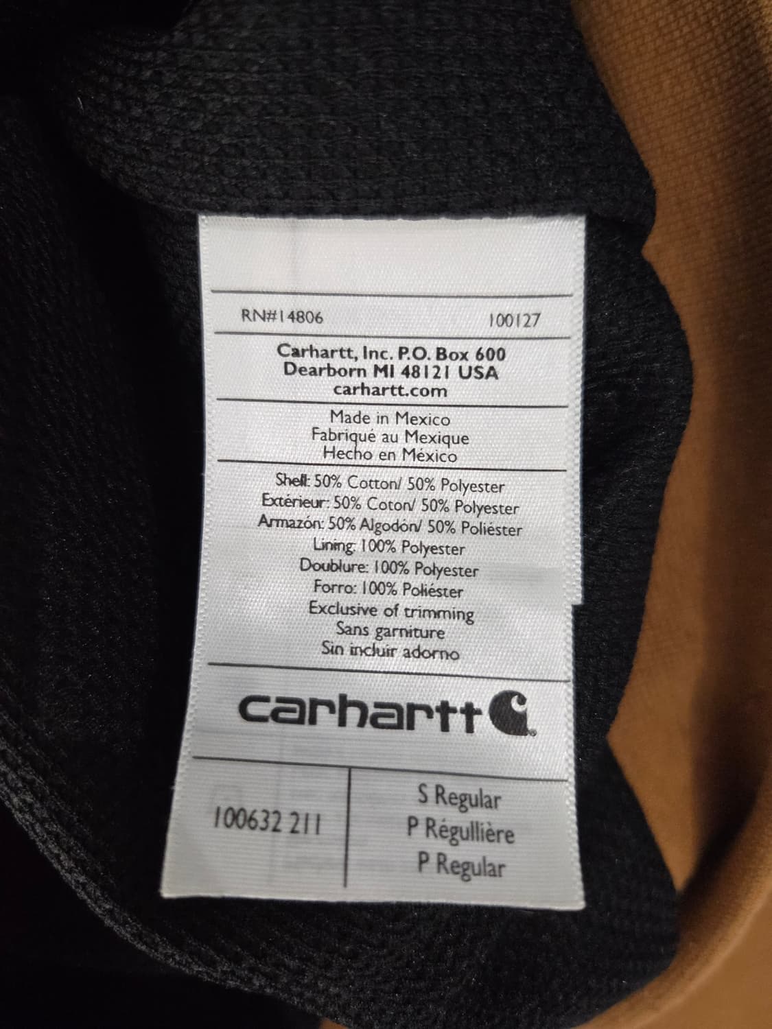 칼하트(Carhartt) 써멀 라인 팩스턴 후드 집업 상품이미지8