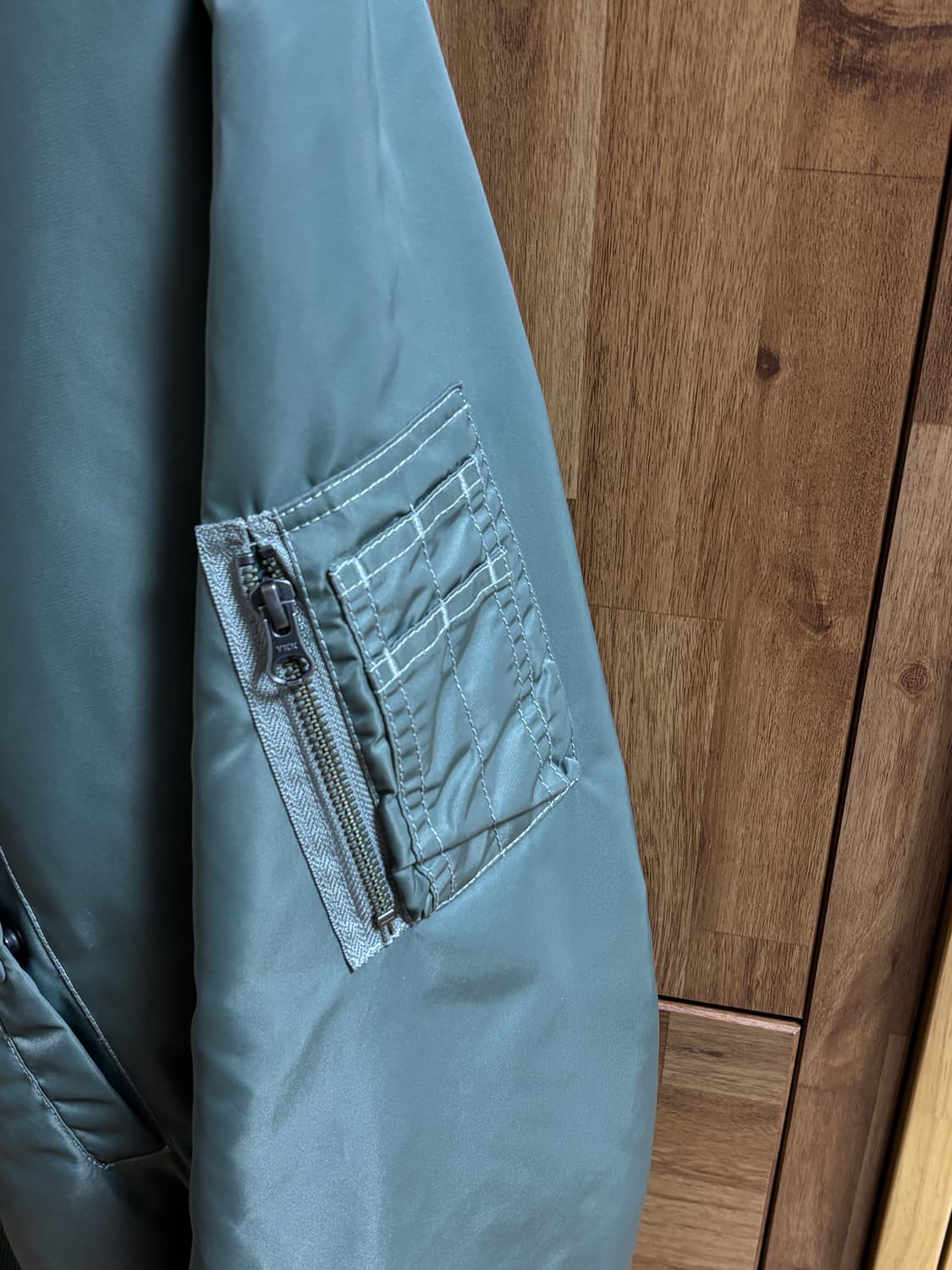 [L] 빔즈 MA-1 올리브 상품이미지5