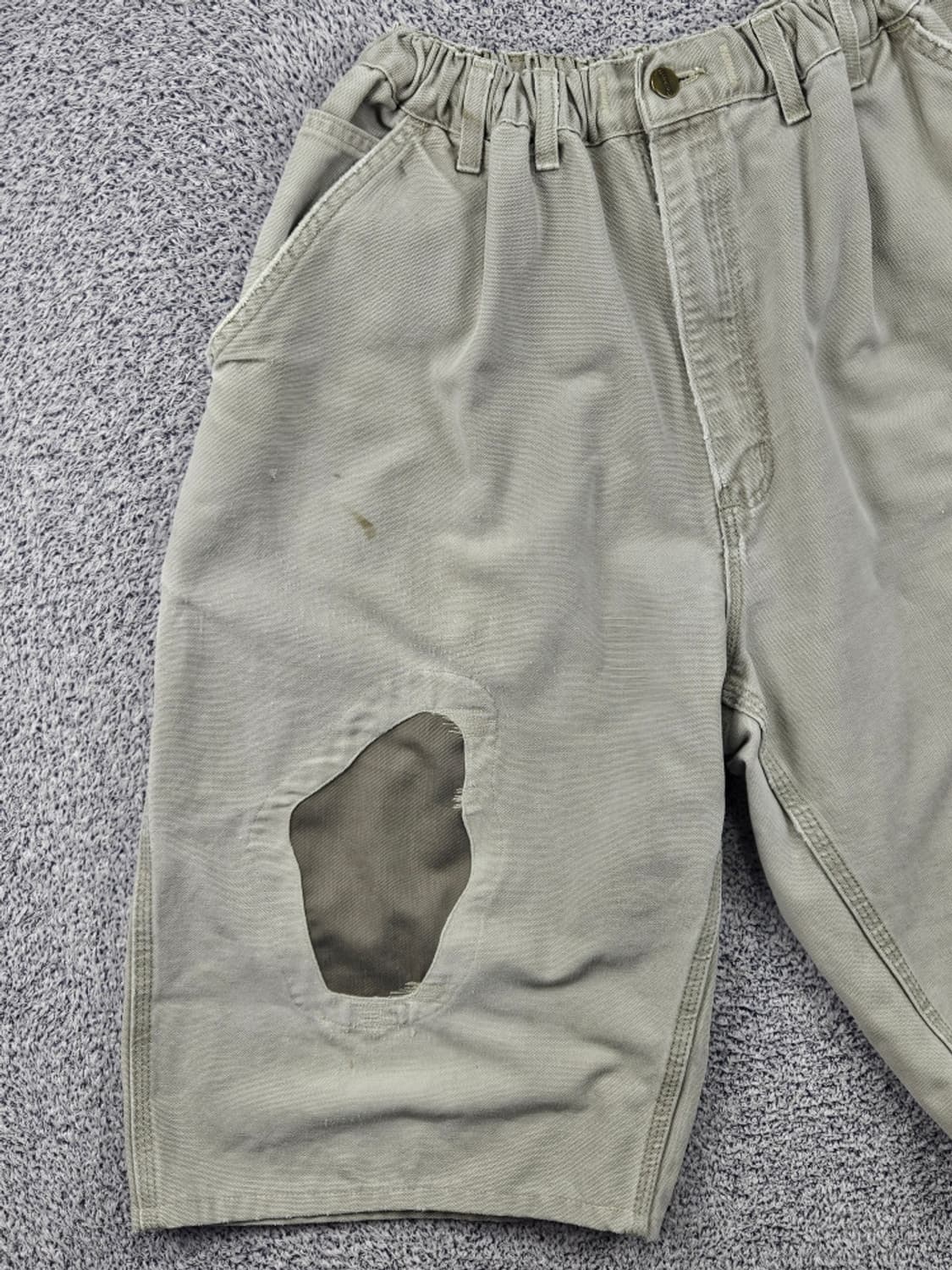 칼하트 캔버스 카펜터 쇼츠 반바지 커스텀 (42" 추정) / 11794 상품이미지5