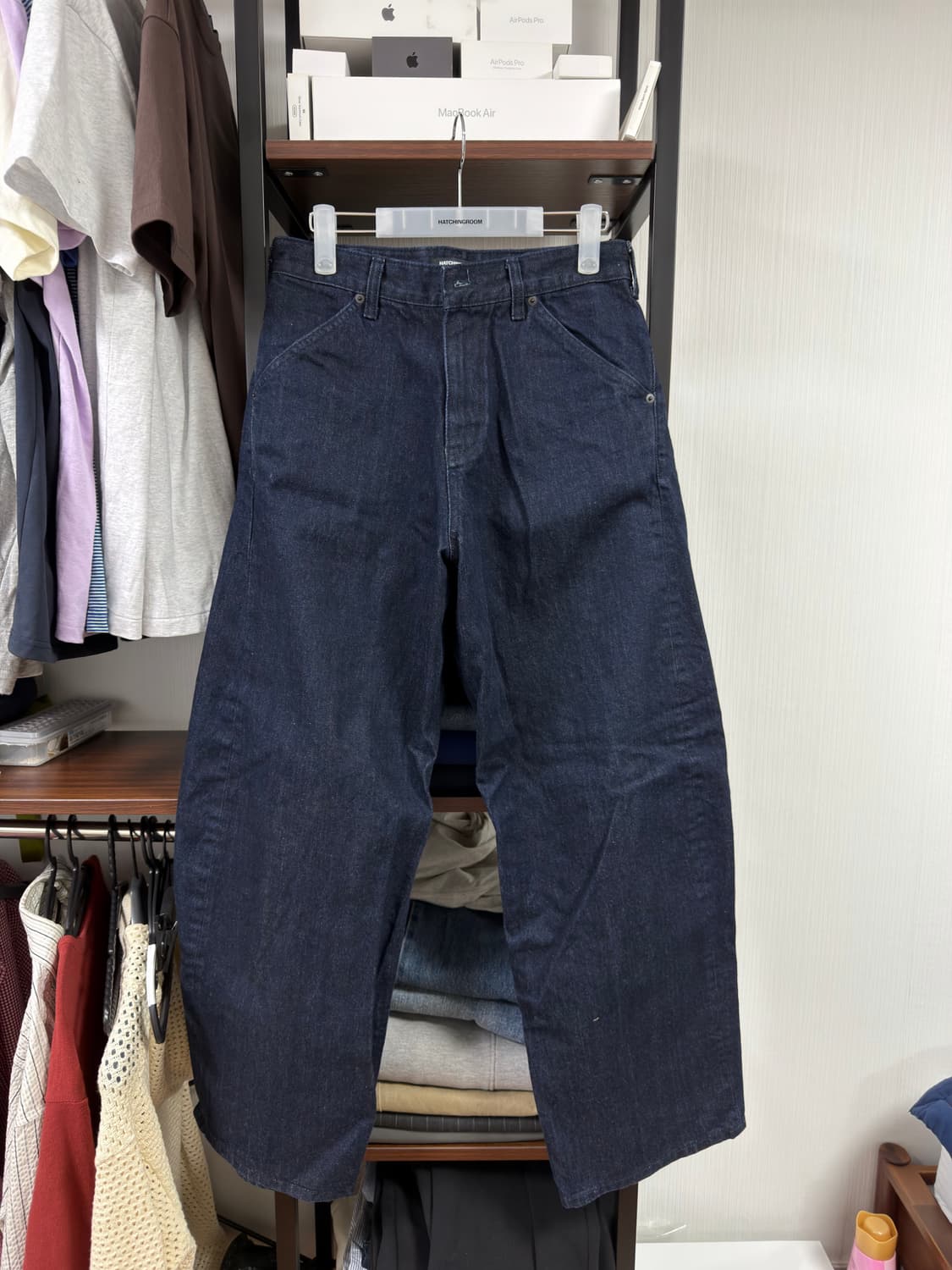 해칭룸 와이드커브진 인디고(2) 상품이미지1