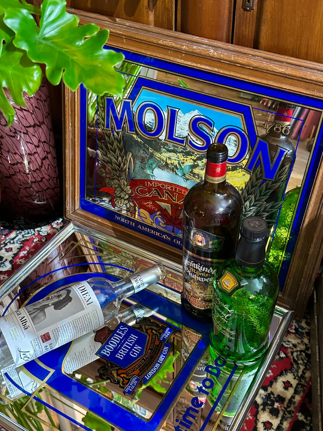 캐나다 빈티지 몰슨 맥주 팝미러 벽거울 액자 상품이미지5