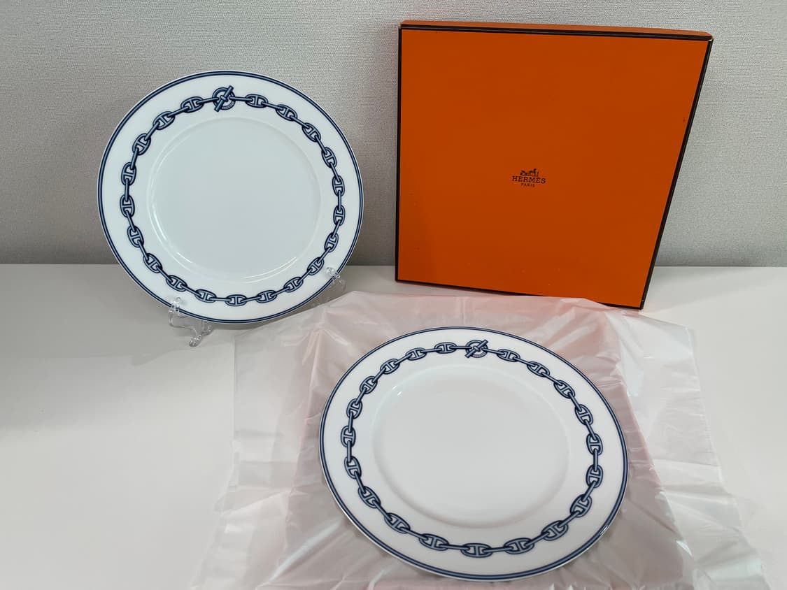 에르메스 샹달 블루 플레이트 2P HERMES 상품이미지9