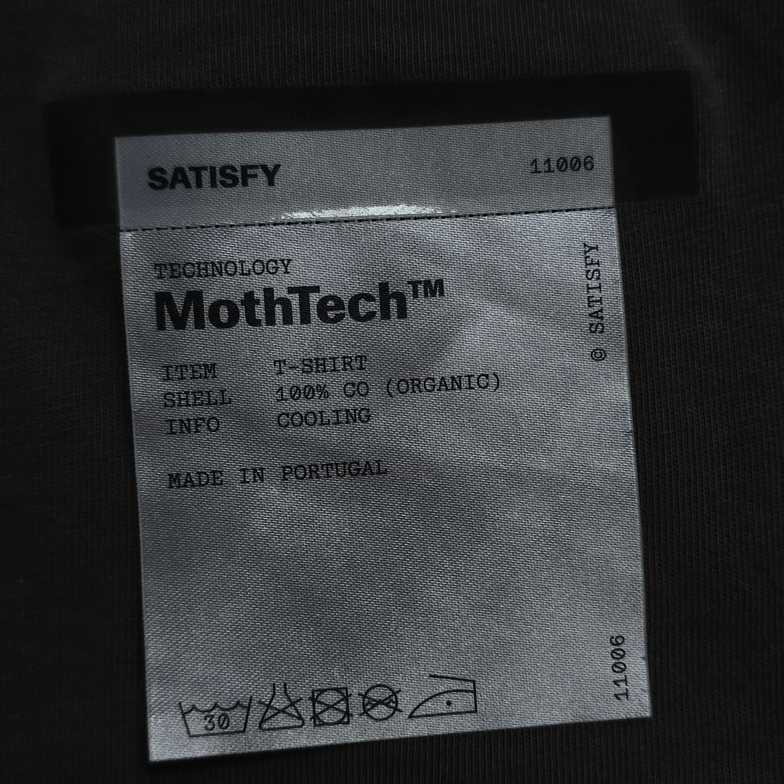 (L) 새티스파이 모스테크 반팔 티셔츠 브라운 상품이미지4
