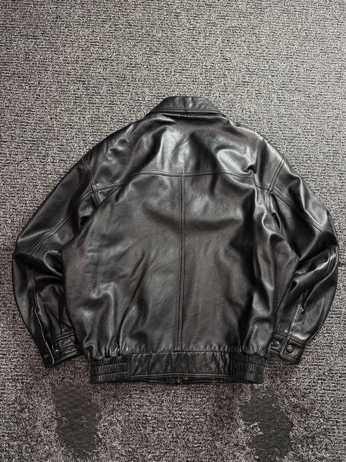 클래식 아카이브 램스킨 양가죽 레더 봄버 자켓 3506 상품이미지5