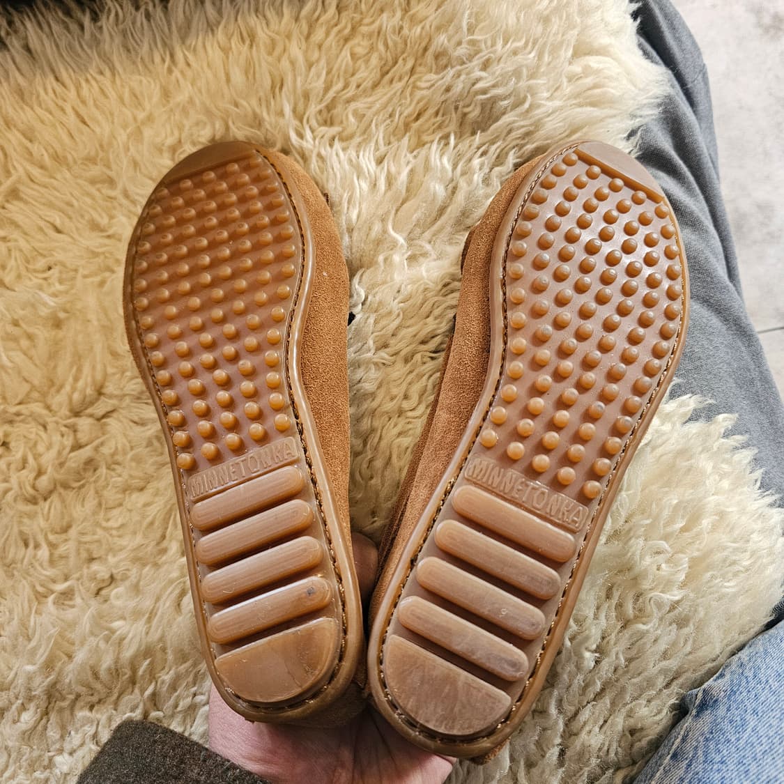 Us7.5 미네통카 스웨이드 로퍼 상품이미지4