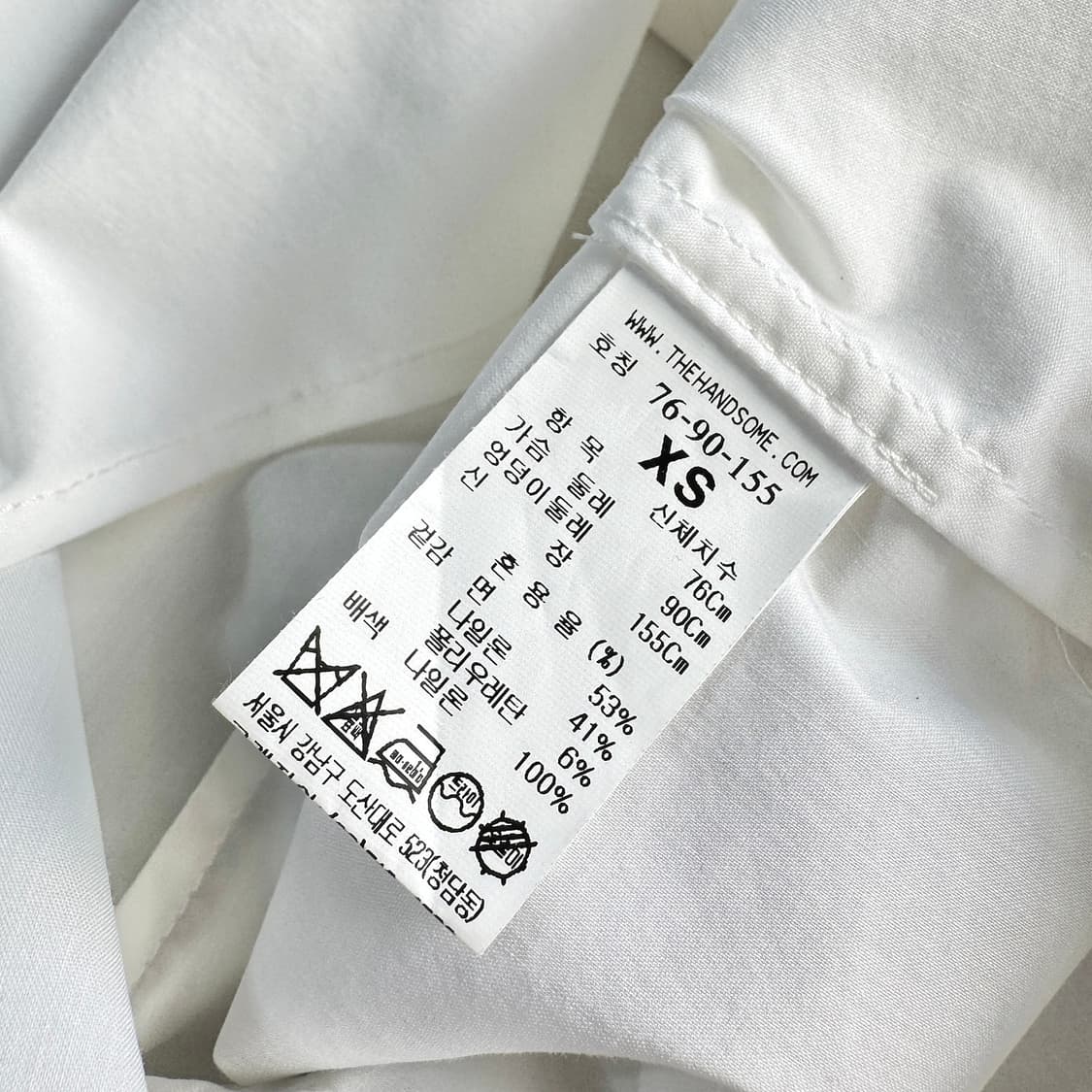 톰그레이하운드 텍스처 블록 셔츠 블라우스 상품이미지3