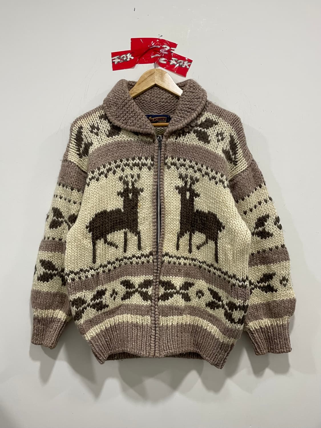 (빈티지)90‘s MACHOPE 맥호프 울 숄카라 코위찬 상품이미지3