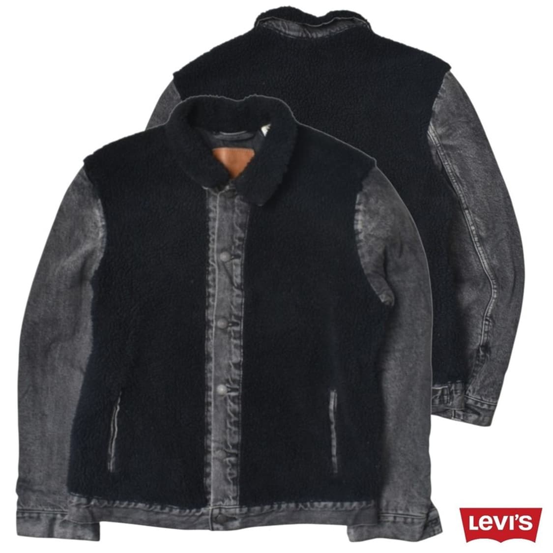 리바이스 그레즐리 쉐르파 트러커 자켓 L N1083 상품이미지1