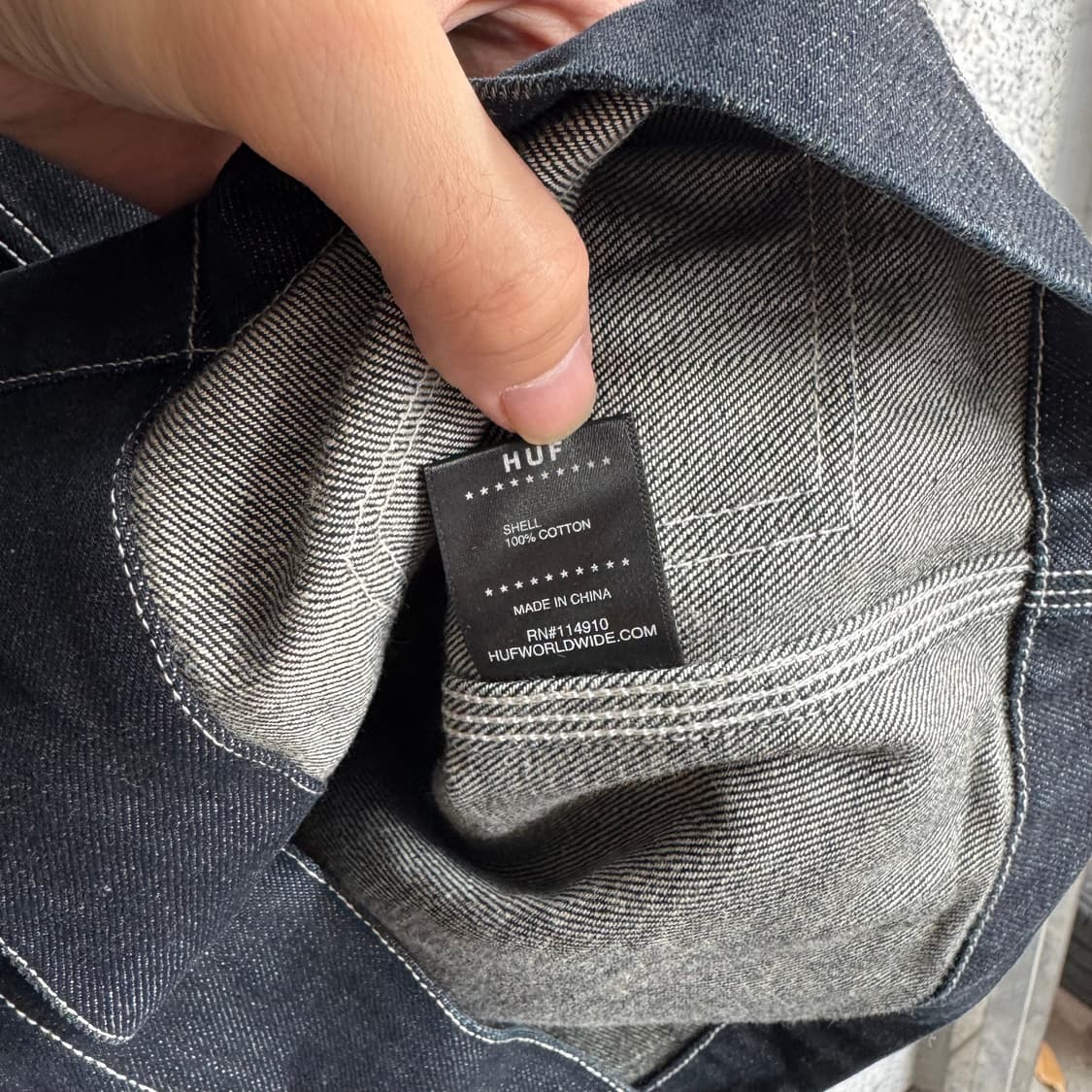 허프 초어 데님 자켓 상품이미지10