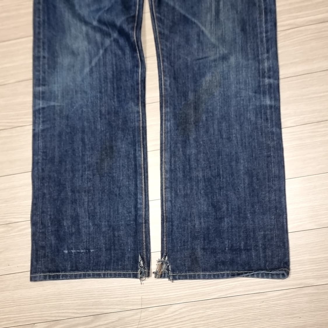던힐 빈티지 셀비지 데님팬츠(실측) 상품이미지5