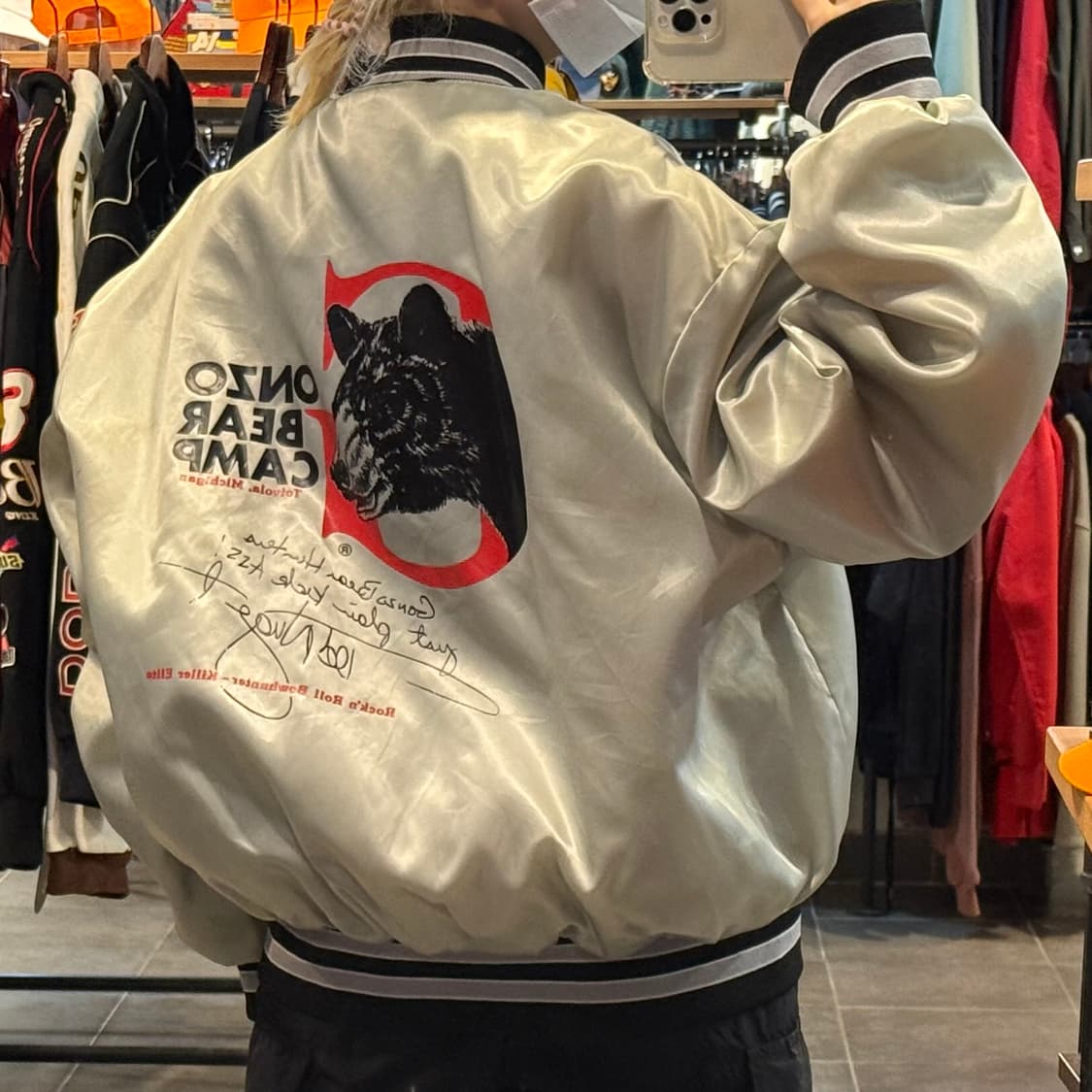 [NO.9] Holloway 새틴 바시티 자켓 상품이미지5