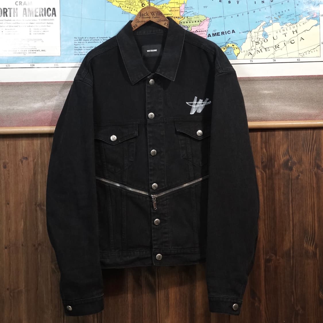 We11done 웰던 지퍼 디테일 데님자켓 상품이미지3