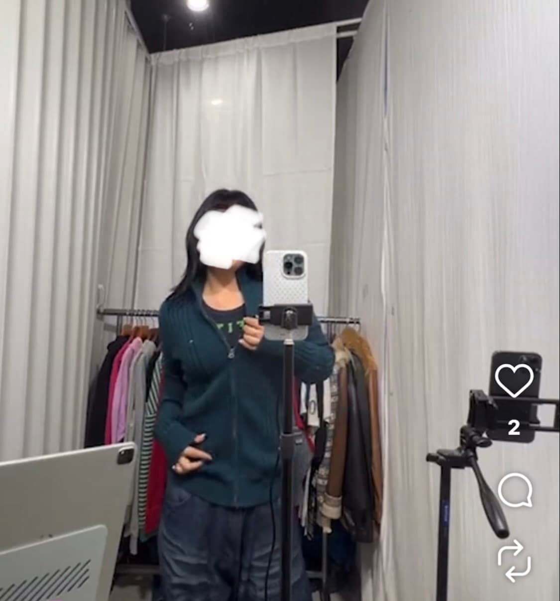 타미 니트 집업 상품이미지1