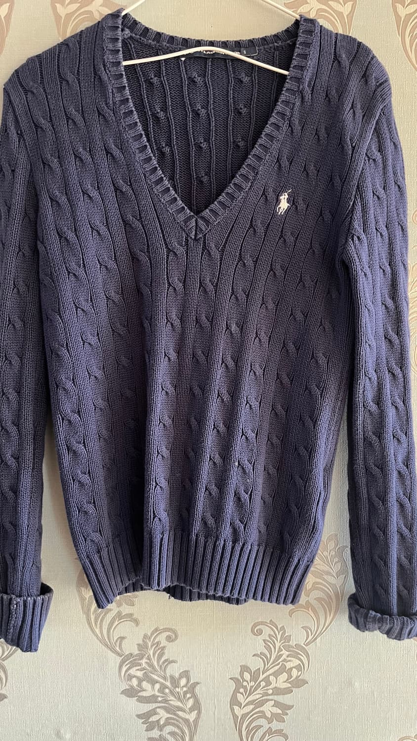 폴로 랄프로렌 꽈배기 니트 s 상품이미지1