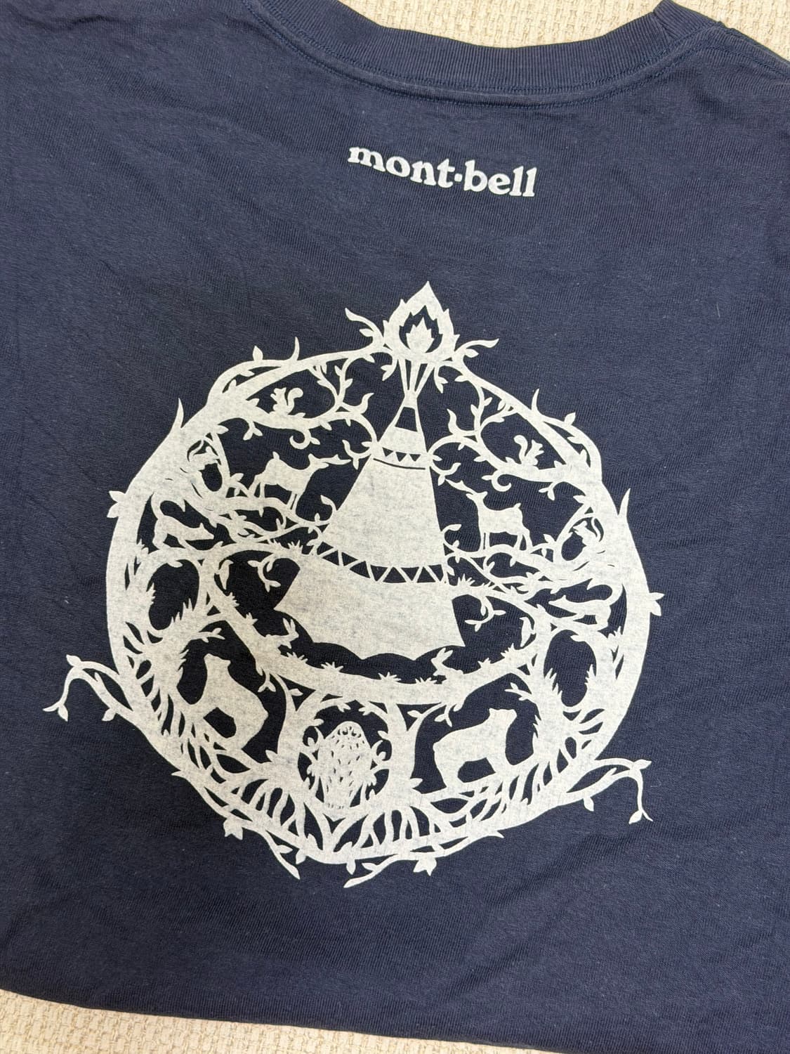 몽벨 빈티지 반팔티 상품이미지1