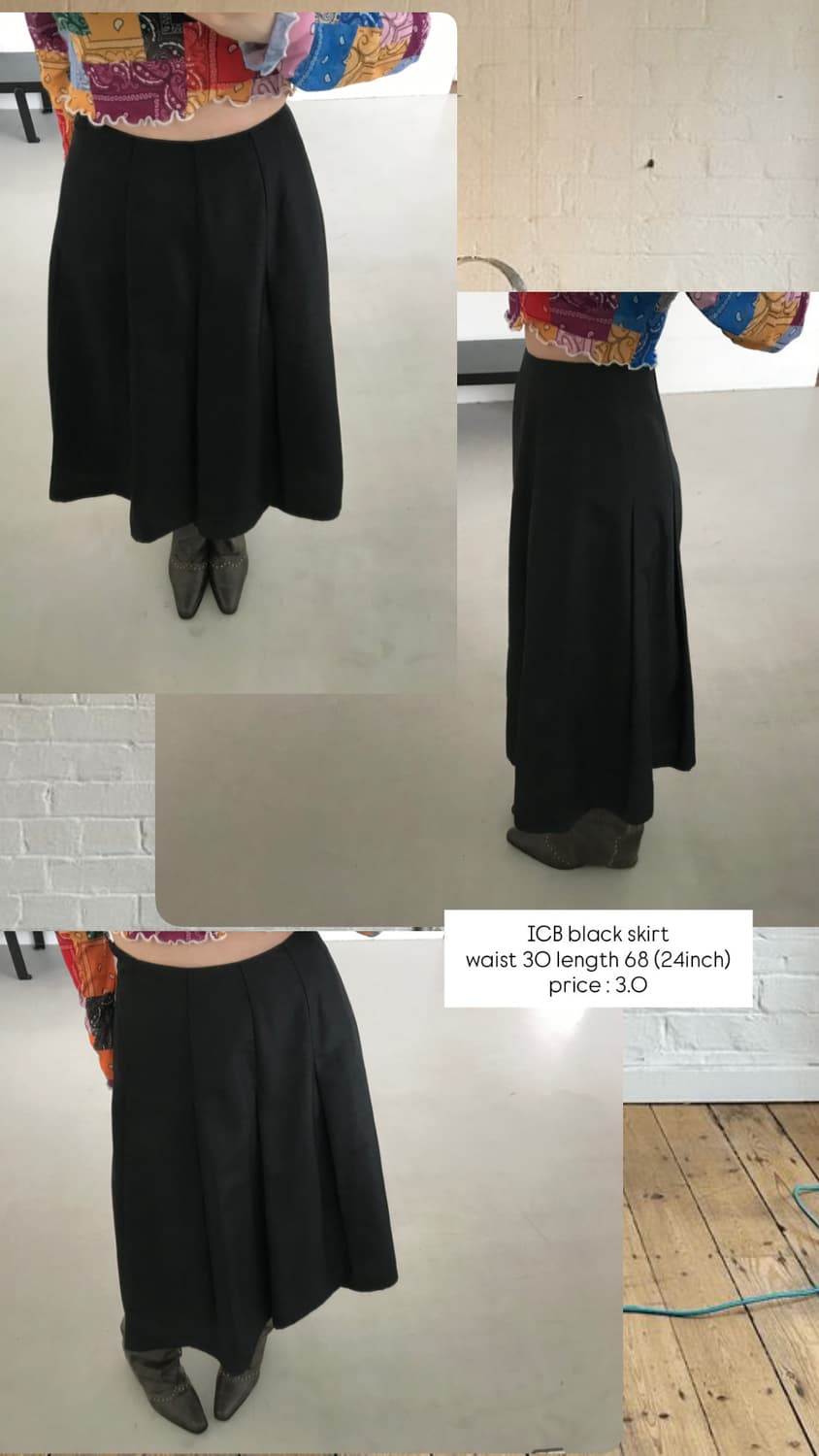 ICB pintuck skirt 상품이미지10