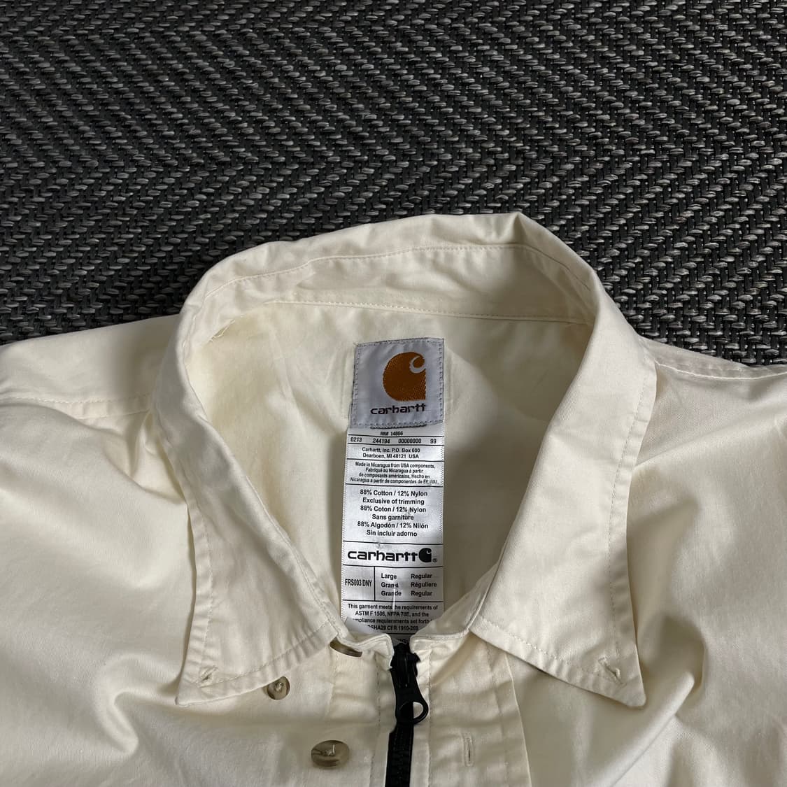 칼하트 크롭 리메이크 투웨이 셔츠 자켓y 3281 상품이미지5