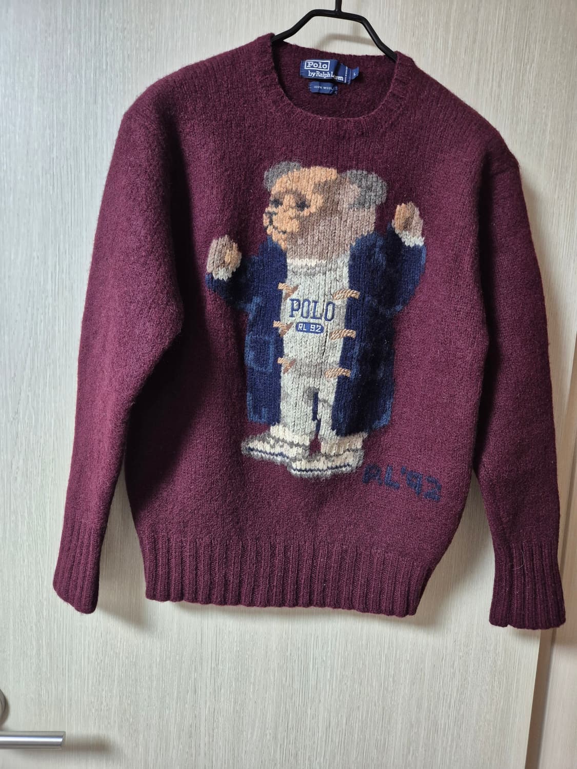 (정품) 폴로 랄프로렌 90s 92RL 오리지널 베어니트 상품이미지1