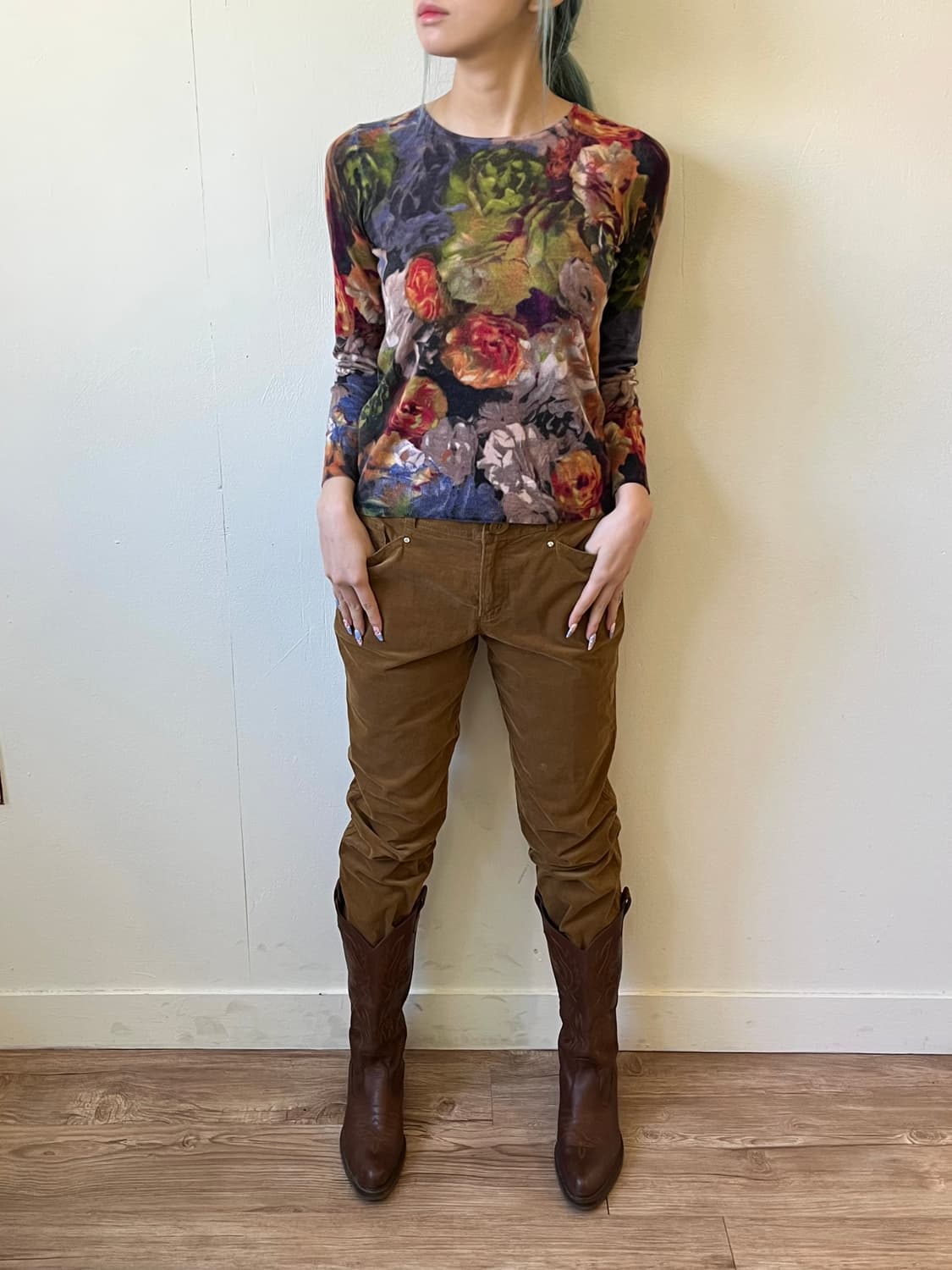 Gess 캐시미어 로즈 스웨터 상품이미지5