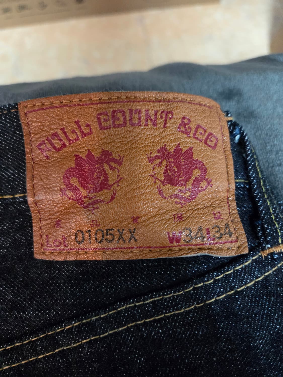 풀카운트 0105w xx 34사이즈 상품이미지3