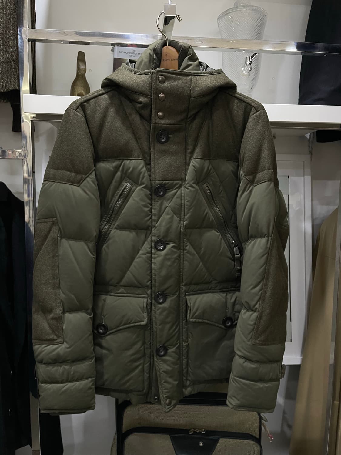 폴로랄프로렌/카키 덕다운 헤비파카(95) 상품이미지1