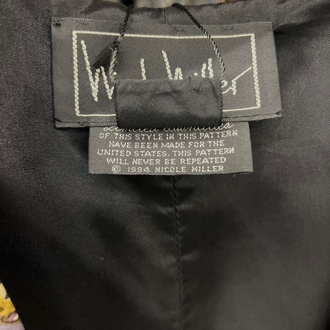 90s Nicole Miller 카우보이 프린팅 웨스턴 베스트 N000 상품이미지7