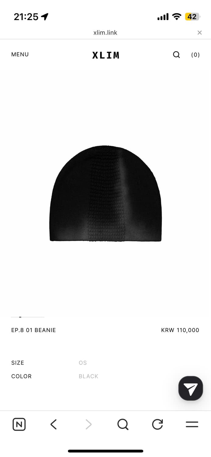 EP.8 01 BEANIE (black) 구매해요 삽니다! 상품이미지1