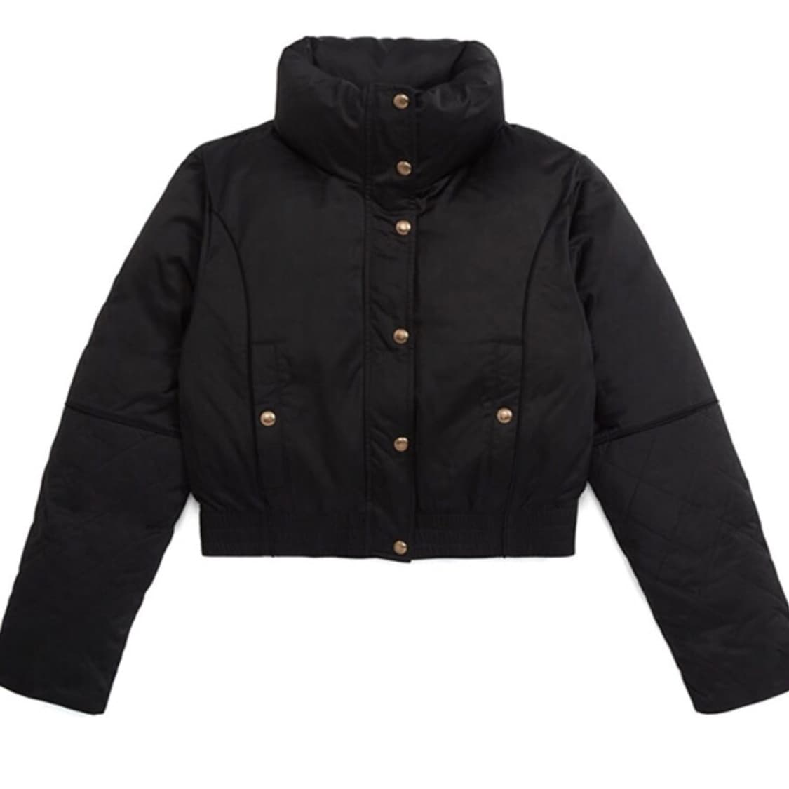 미스치프 크롭 퀄티드 파카 숏패딩 상품이미지1