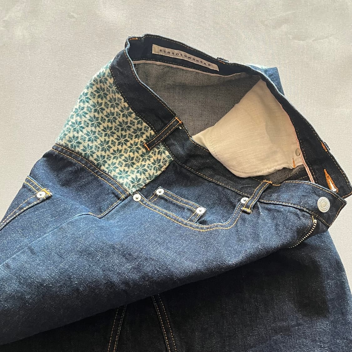 스나오 쿠와하라 데님 스커트 상품이미지3