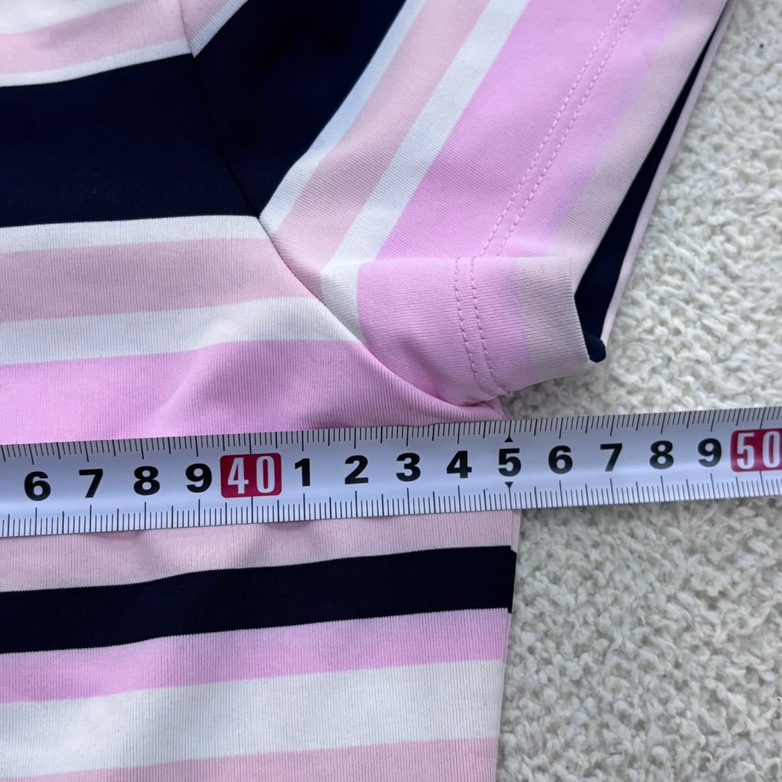 95 JDX 여성 스트라이프 반팔 티셔츠 0330E 상품이미지6