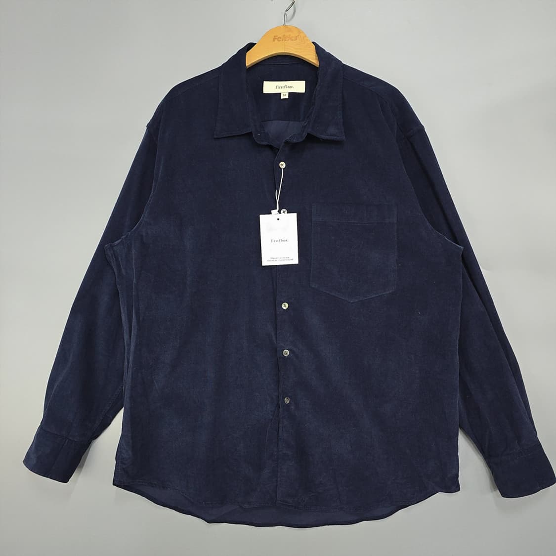 새제품) 퍼스트플로어(firstfloor) 코듀로이 셔츠 50 상품이미지1