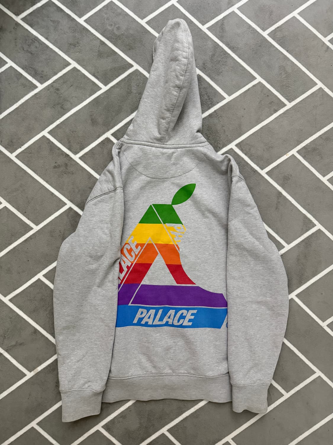 팔라스 애플 잡스워스 후드티 그레이 M 상품이미지1