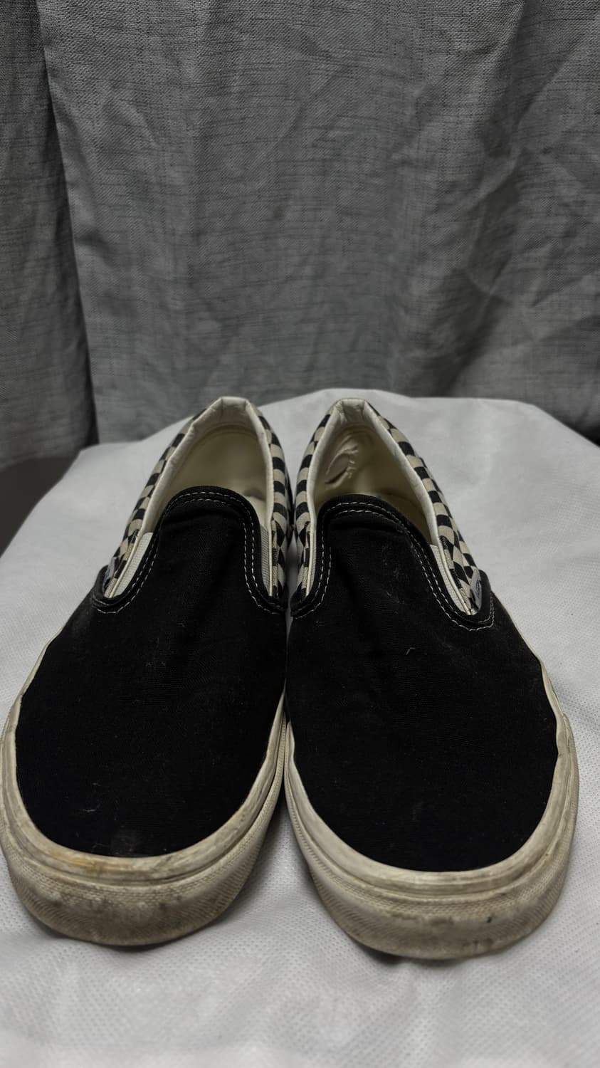 [275] 반스 슬립온 tm 사이드월 체커 블랙 상품이미지2