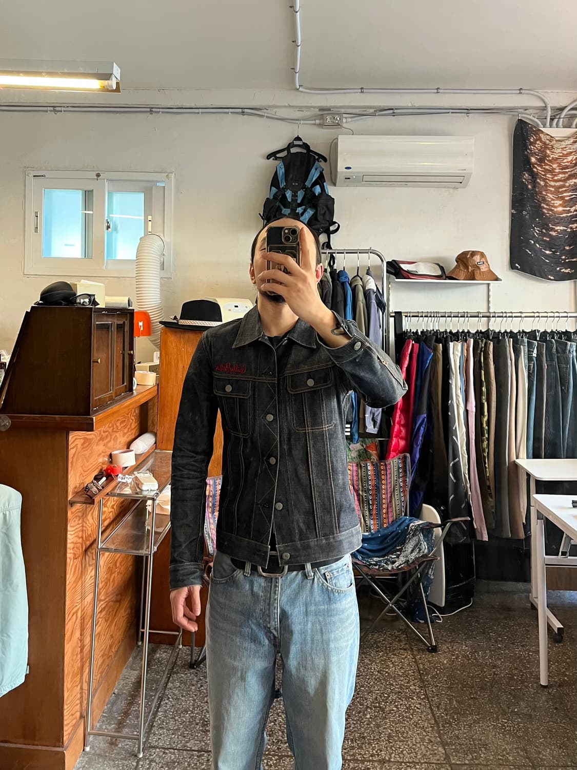 와코마리아 데님 트러커자켓 상품이미지3