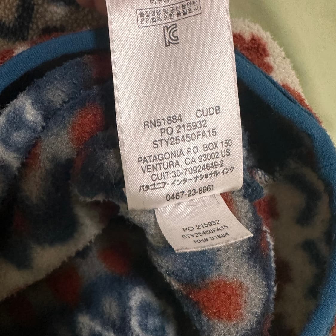 10s 파타고니아 신칠라 아즈텍 페어아일 L 상품이미지7