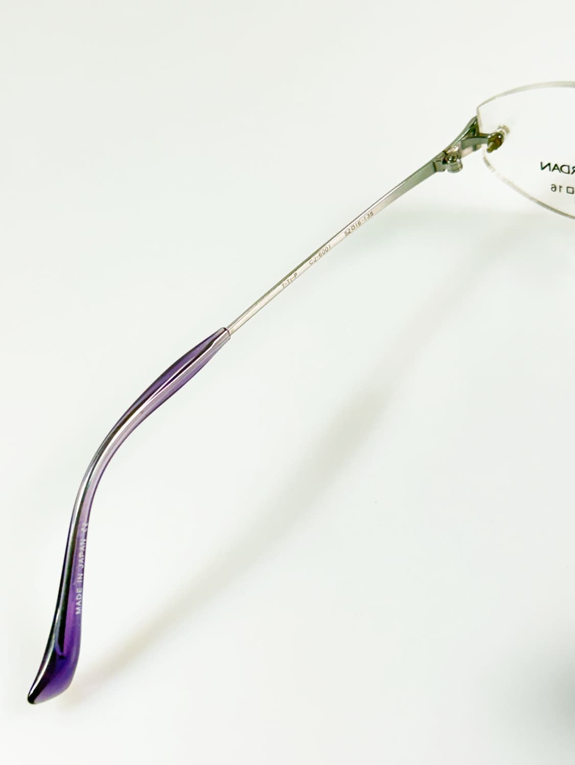 CHARLES JOURDAN 티타늄 무테 스퀘어 빈티지 안경 상품이미지8